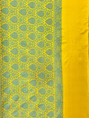 Yellow Jamdani Resham Zari Crepe Silk Saree