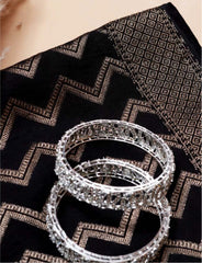 Black Crepe silk Suit