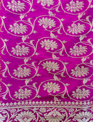 Hot Pink Crepe Silk Saree