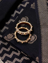 Black Crepe silk Suit