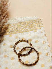 White Cotton Silk Suit