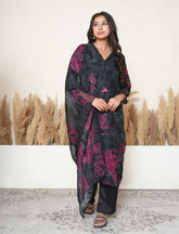 Black tie and dye l digital printed suit