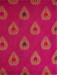 Magenta Cotton Silk Suit