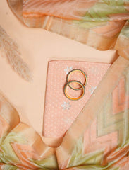 Peach Pure Cotton Silk Banarasi Suit