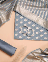 Sky Blue Linen Cotton Suit