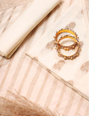 Off-White Crepe Silk Suit