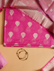 Pink Linen Cotton Suit