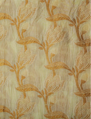 Cotton Beige Silk Suit