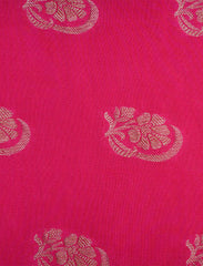 Royal Pink Crepe Silk Suit