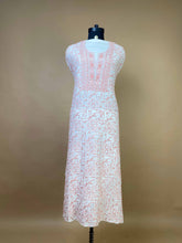 Exquisite Jaaldar Mulchanderi With Delicate Coloured Thread Embroidary