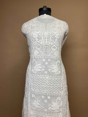 Pure Mulmul 2 Taar Chikankari Suit