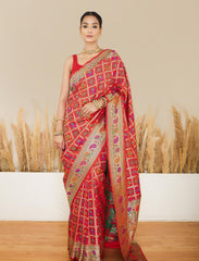 Banarasi silk Jamdani Saree