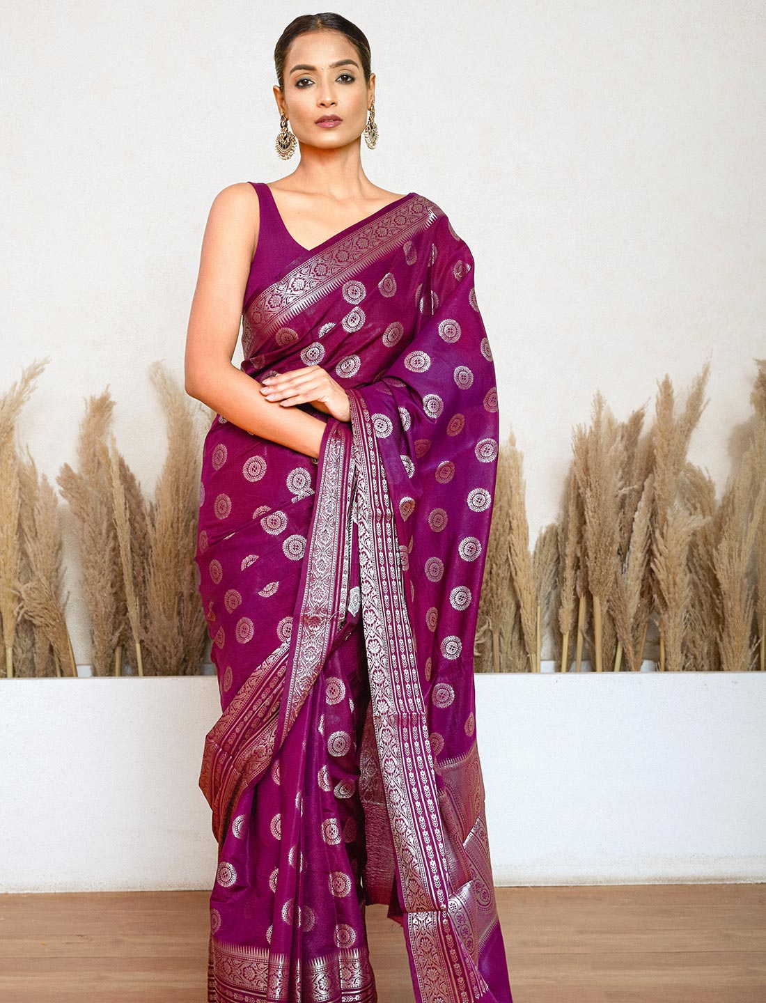 Crepe silk Saree