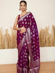 Crepe silk Saree