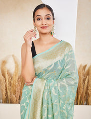 Pure Handloom Khaddi Tissue Silk saree