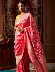 Pure khaddi georgette handloom saree