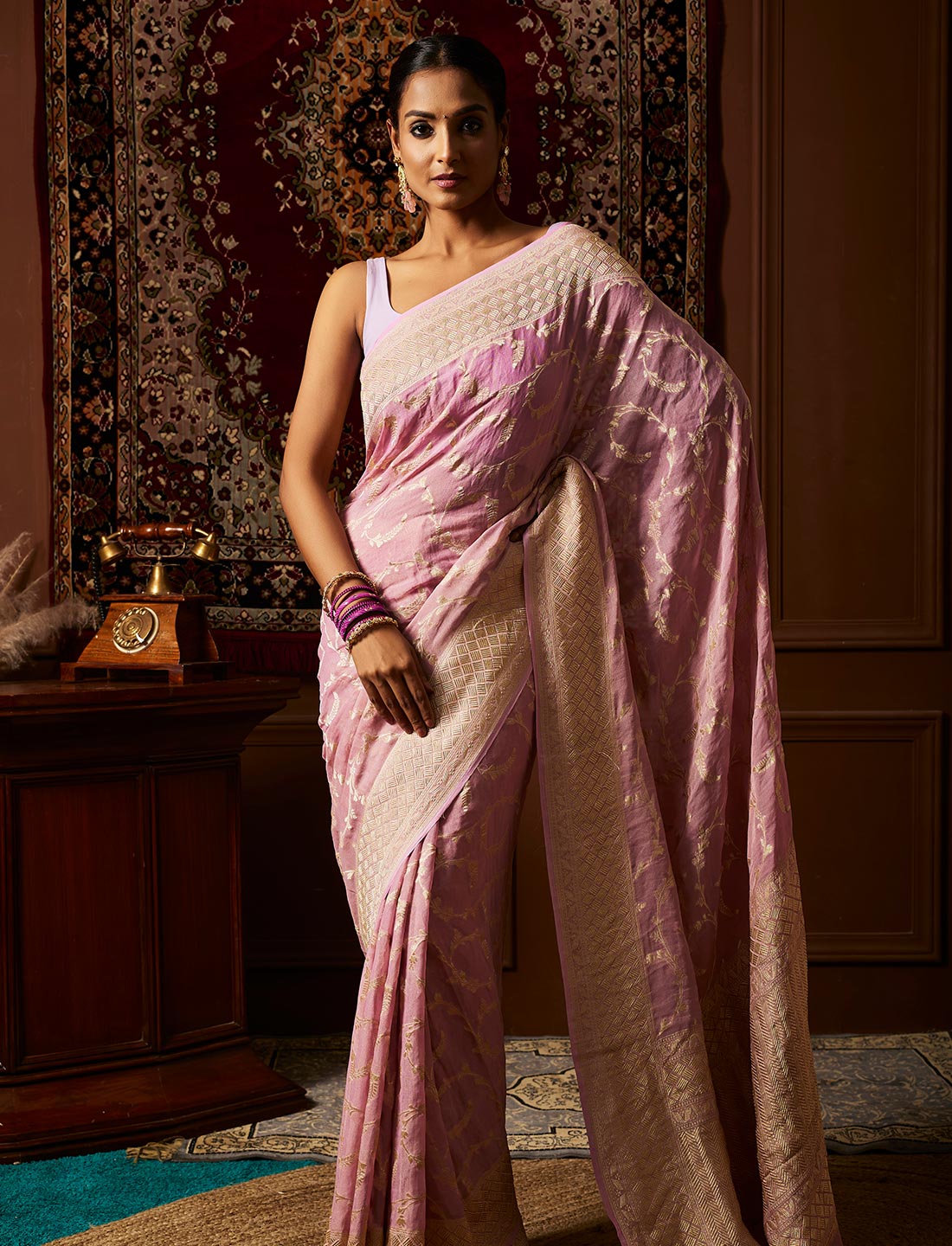 Pure Handloom Khaddi Tissue Silk saree