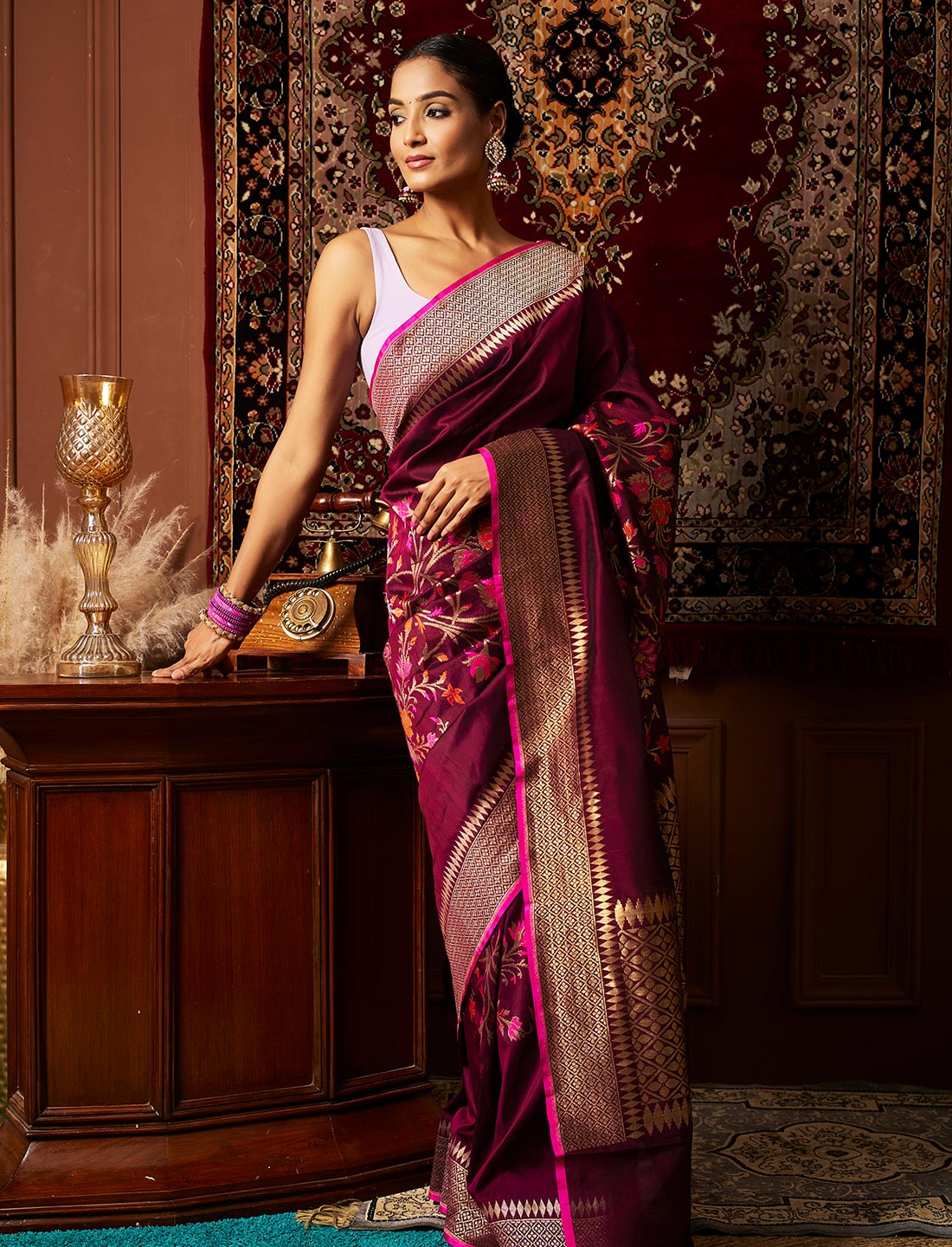 Pure handwoven Designer banarasi silk  saree