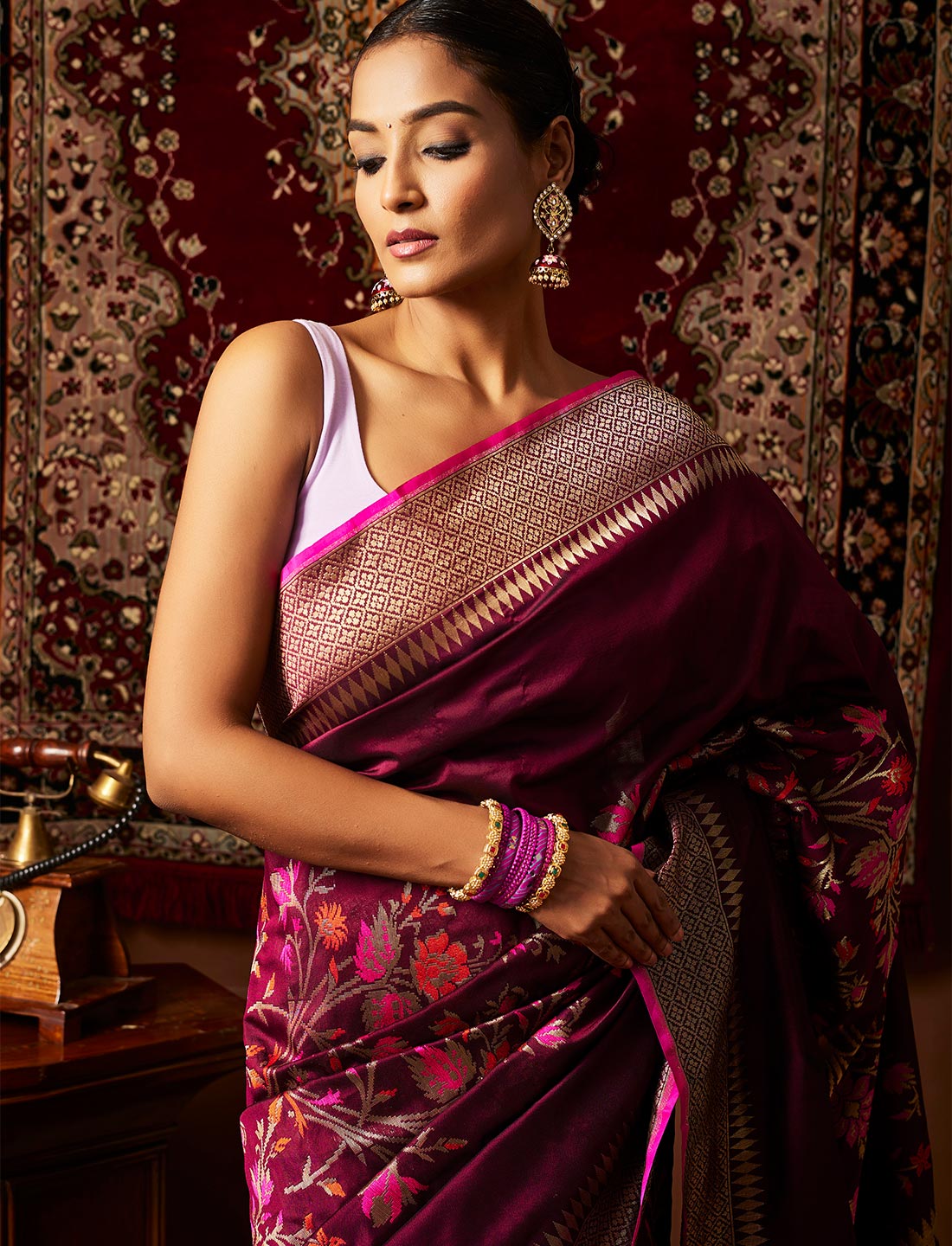 Pure handwoven Designer banarasi silk  saree