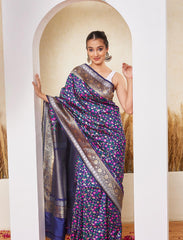 Banarasi silk Jamdani Saree