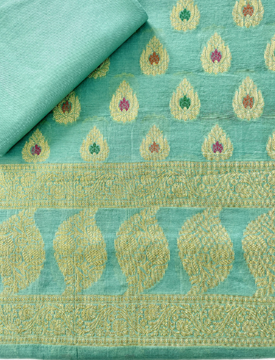 Banarasi Style Meenakari Cotton Silk Suits