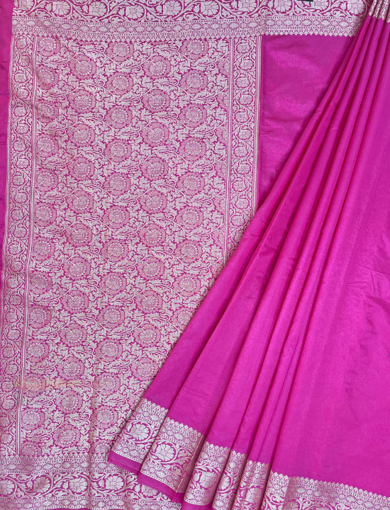 Beautiful crepe silk saree