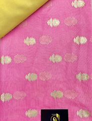 Cotton Silk Suits with Heavy Contrast Dupatta