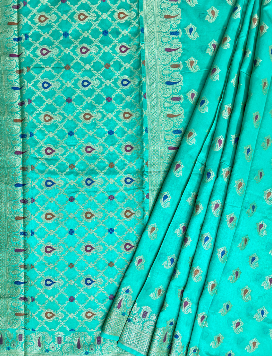 Beautiful crepe silk saree