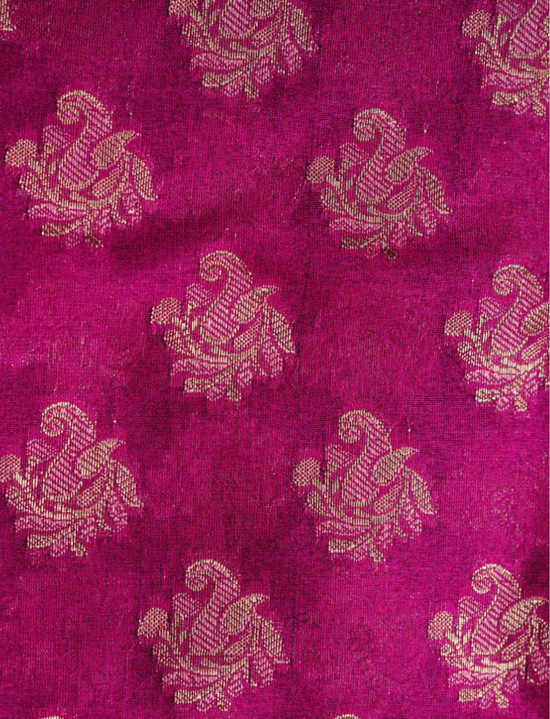 Purple Cotton Silk Suit