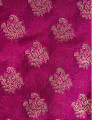 Purple Cotton Silk Suit
