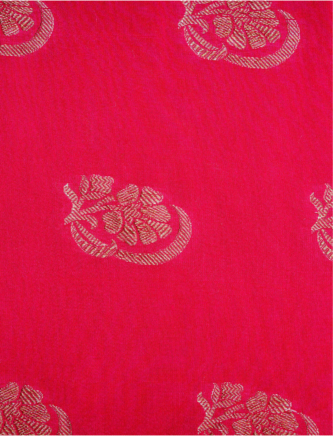 Royal Pink Crepe Silk Suit